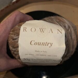 Rowan Yarn Country 100% Wool Brown Colors 1.2oz 36g
